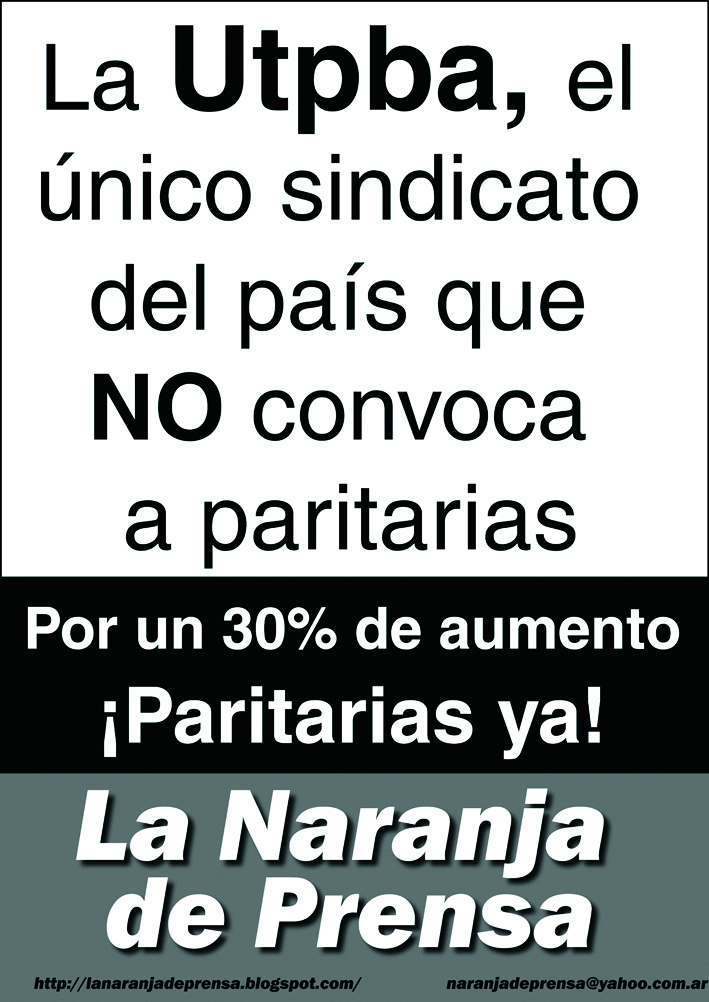 afiche naranjaparitarias